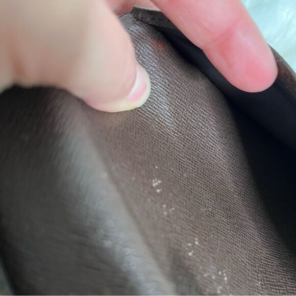 Louis Vuitton damier ebene long wallet - preowned - Picture 4 of 8